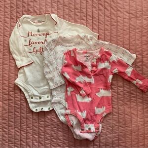 Carter’s onesie bundle - size 3m
